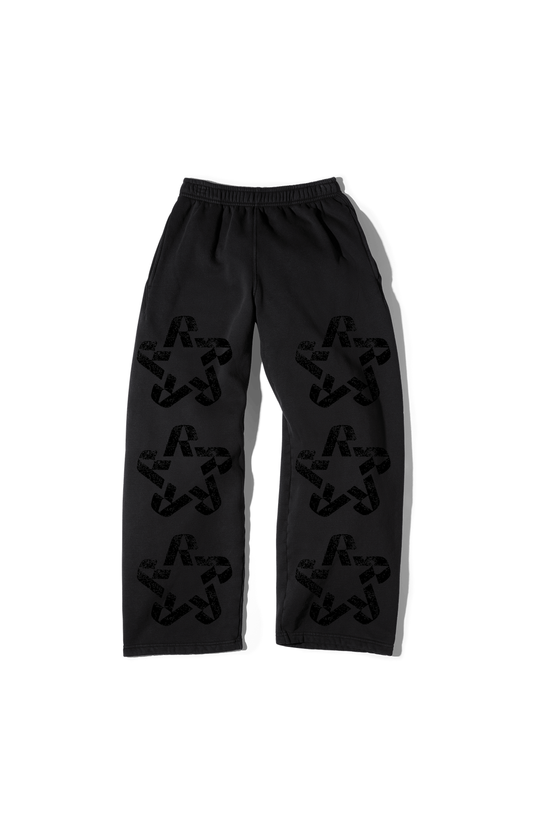 R Star Black on Black Sweatpants